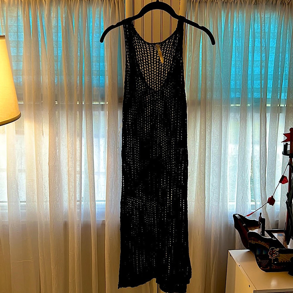 Crochet coverup dress